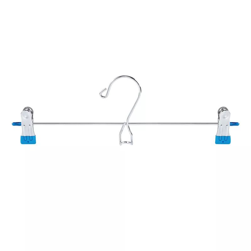 4-Piece Blue Gel Grip Clip Pant Hangers