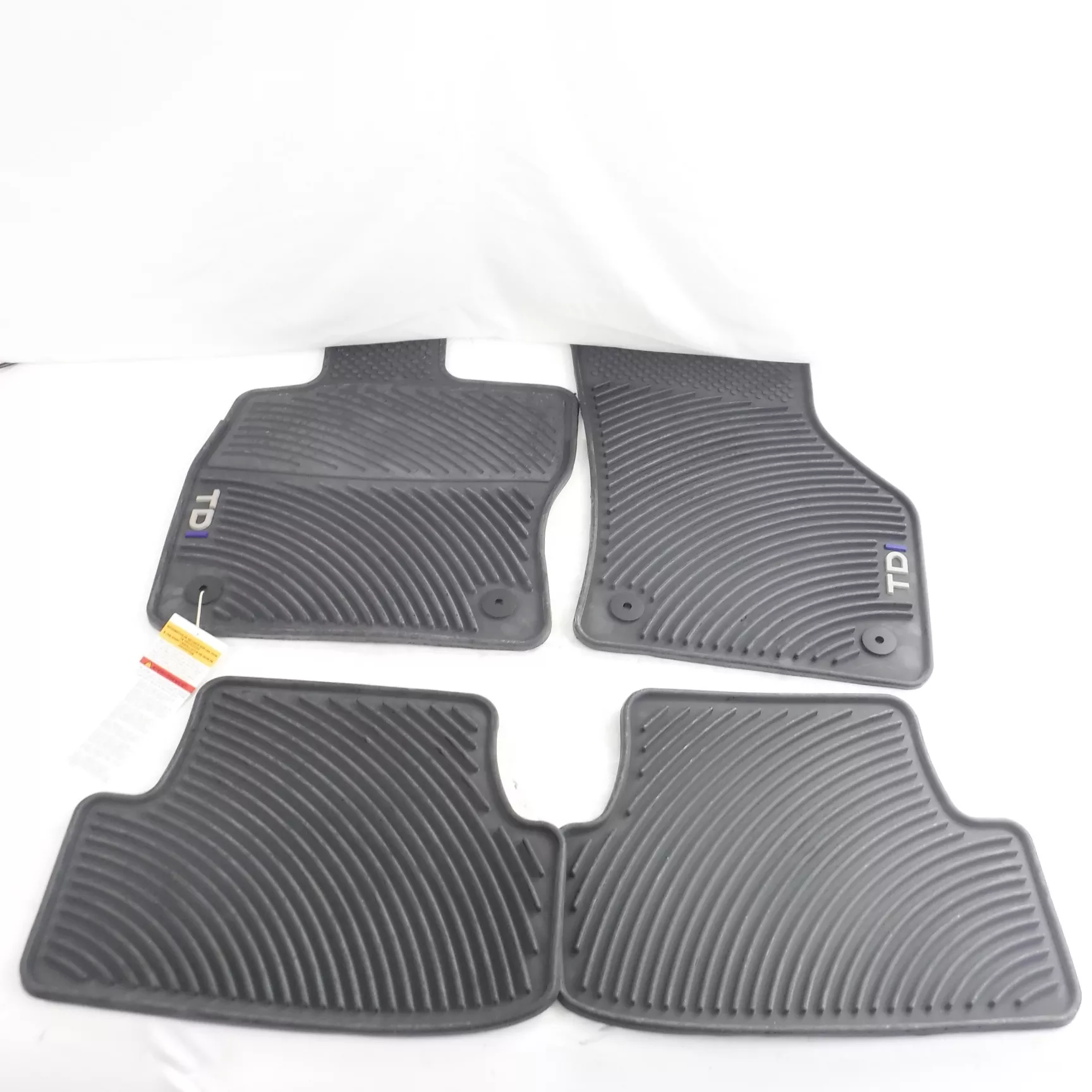 4 Piece Genuine Volkswagen All Weather Floor Mats for 2015-2021 Golf