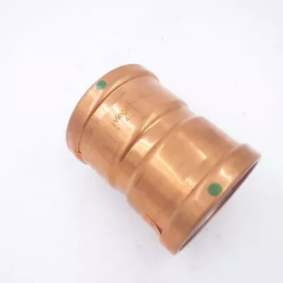 4″x 4″ Viega ProPress XL Copper Coupling With Stop 20738 P x P
