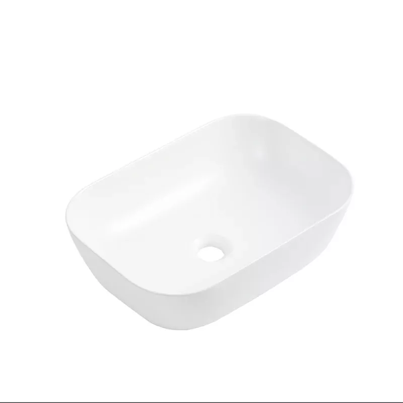 455x320x135mm Matte White Above Counter Ceramic Basin