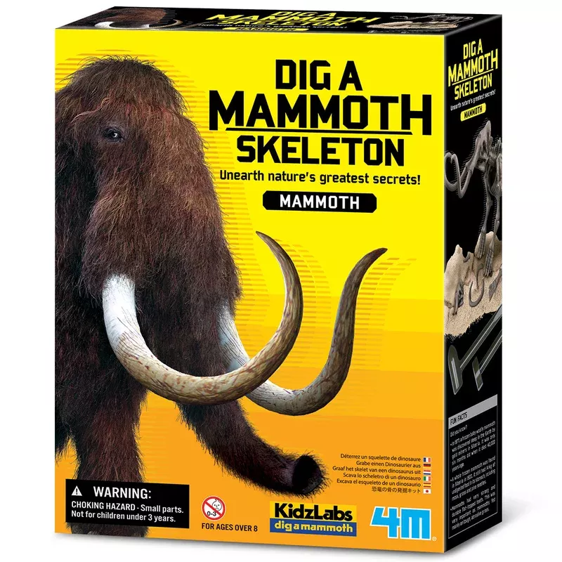 4M Kidzlabs – Dig A Mammoth Skeleton