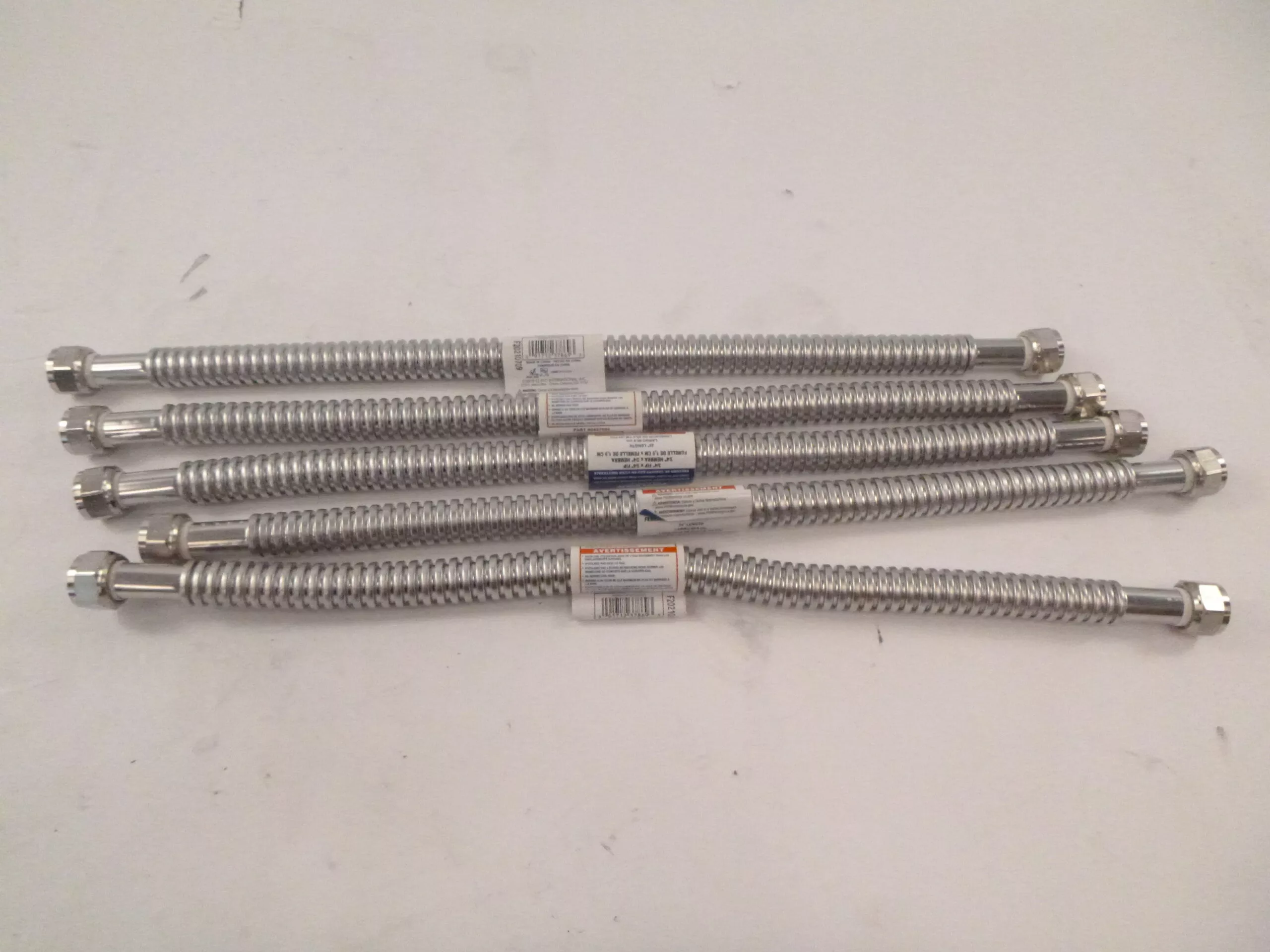 5 Pack Eastman Water Heater Connectors 24″ x 3/4″ x 3/4″ 0437024