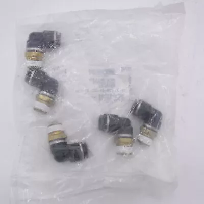5 Pack Imperial 3/8″x3/8″ Plastic/Metal Combination Male 90� Elbow