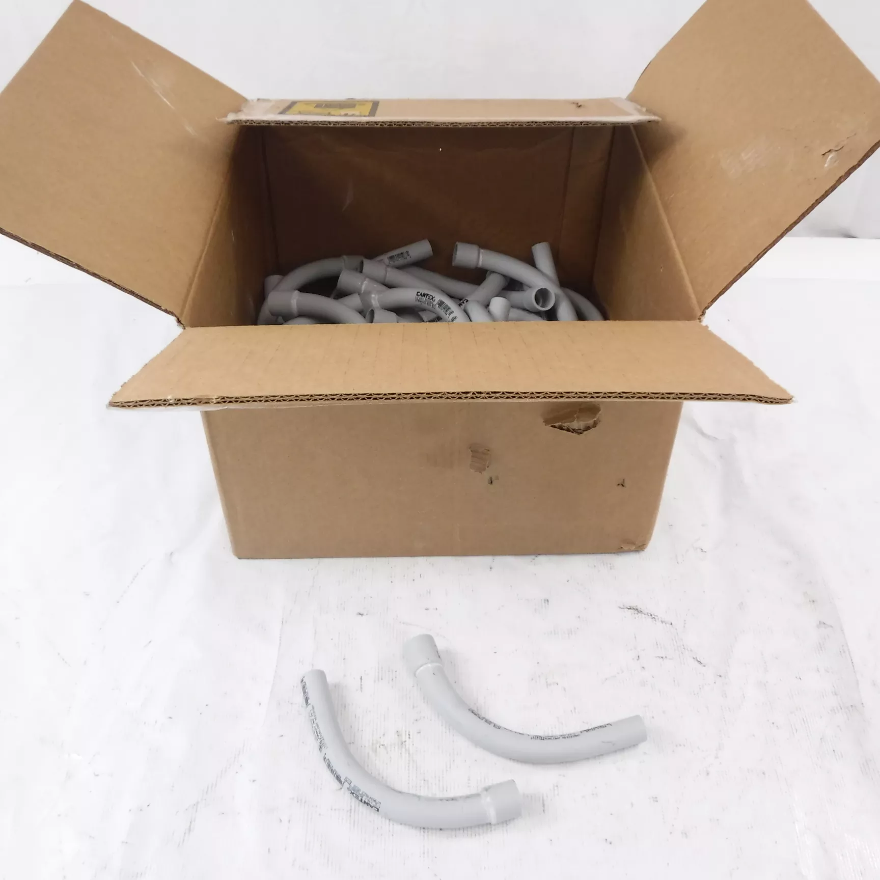 53 Pack CANTEX 1/2″ 90° PVC Bell End Elbows B5233823