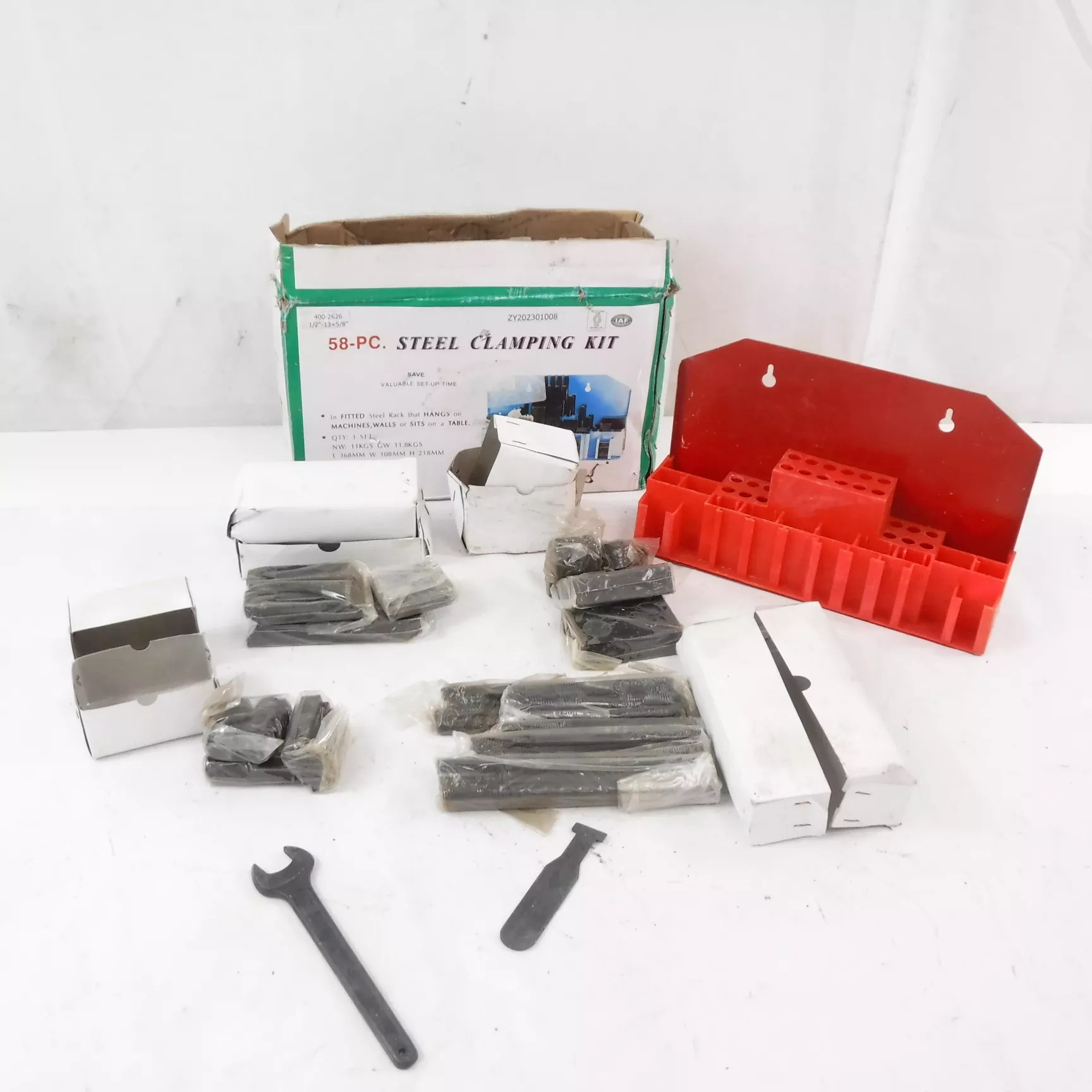 58 Piece 1/2″-13 x 5/8″ Pro-Series Steel Clamping Kit 400-2626