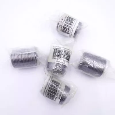 5pk 1″x Close Black Pipe Fitting Heavy Duty Steel