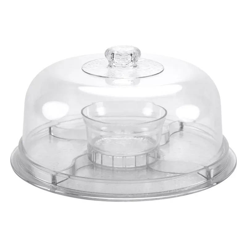 6-in-1 Clear Plastic Multi-Purpose Server, 12x6