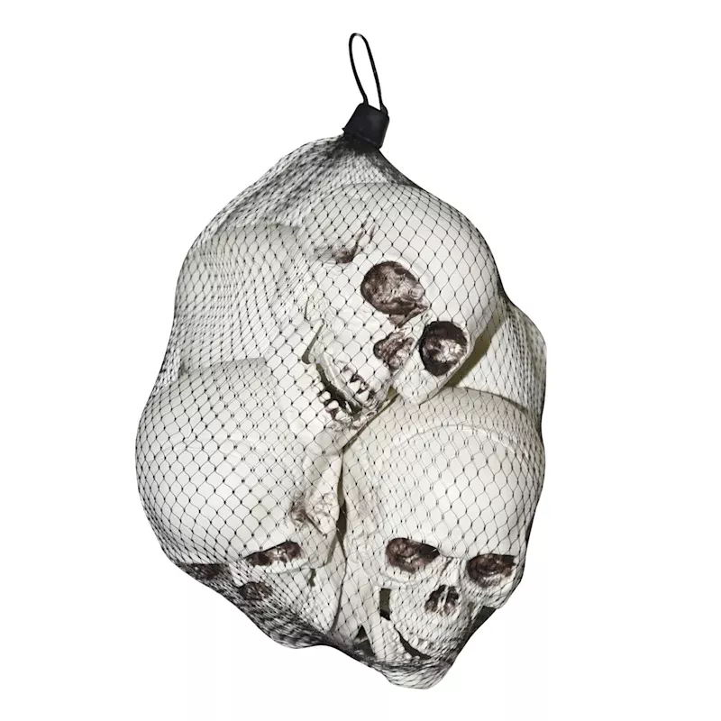 6-Pack Halloween Skull Scatters, 4"