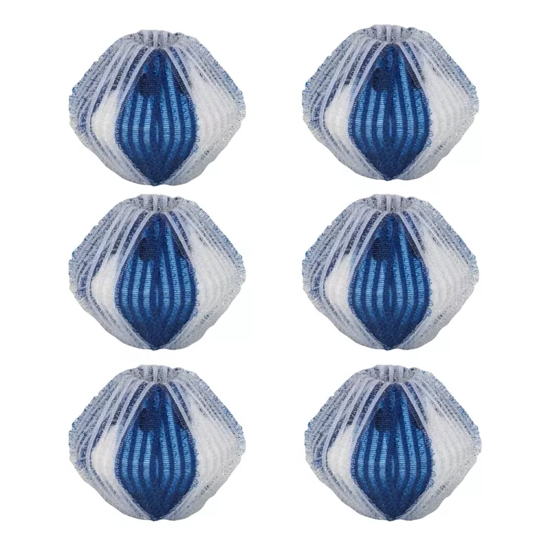 6-Pack Washing Machine Lint & Hair Removable Jumbo Balls