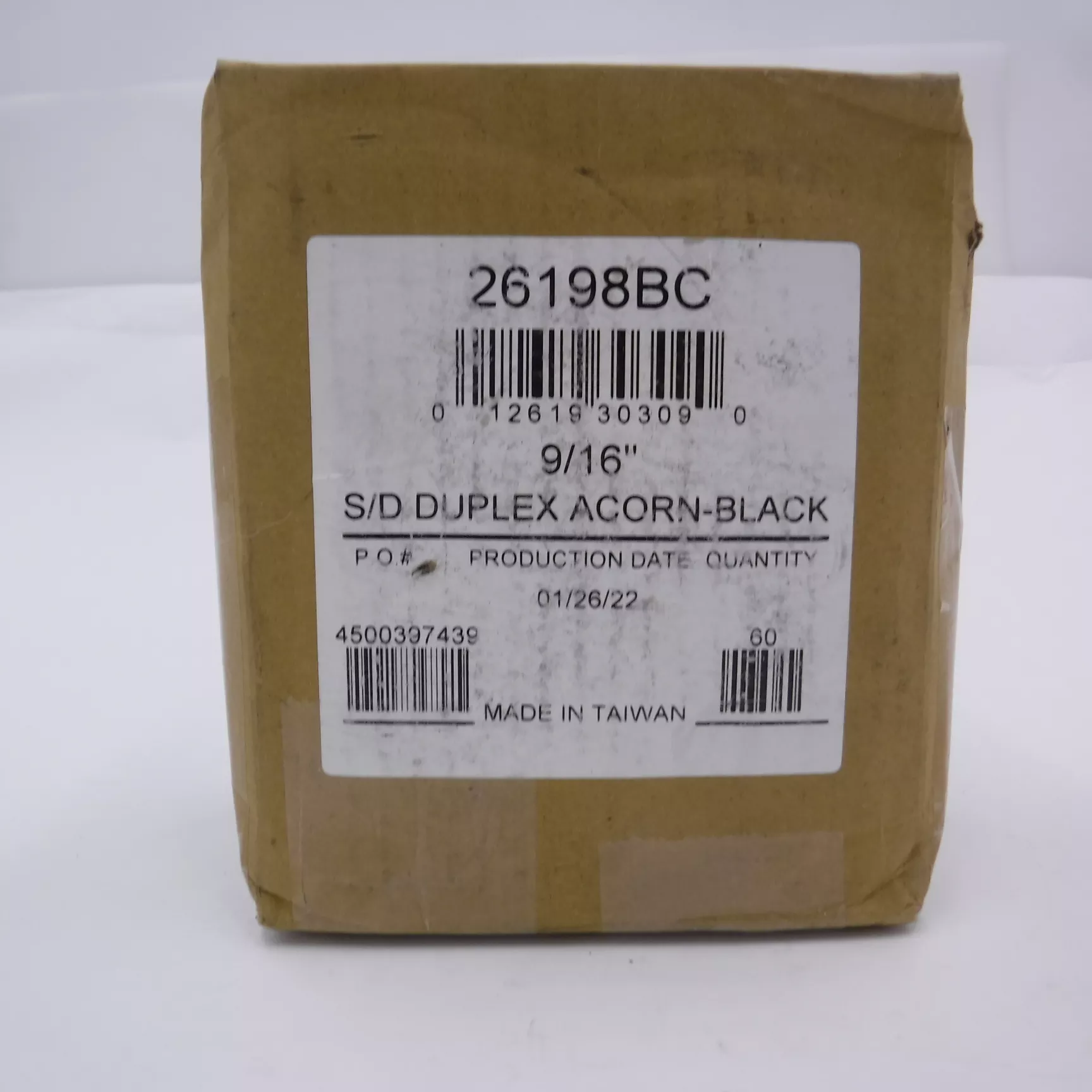60 Pack Gorilla 9/16″ Small Diameter Duplex Acorn Lug Nuts 26198BC