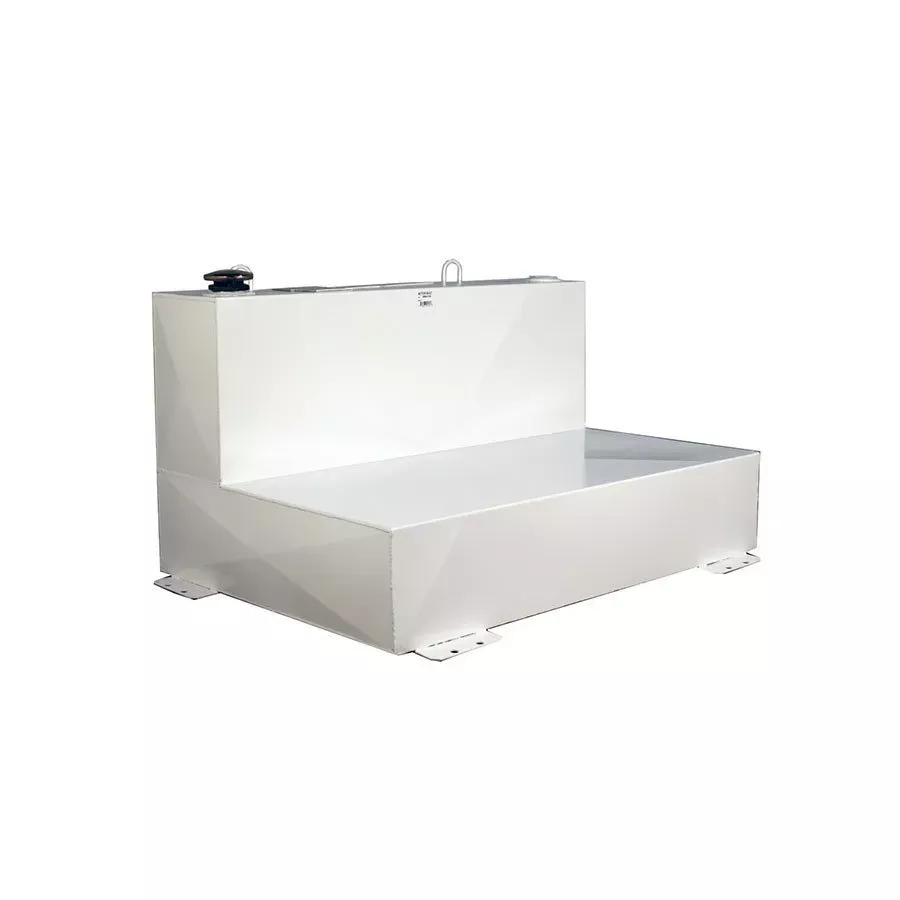 75 Gallon L-Tank White Steel Transfer Tank