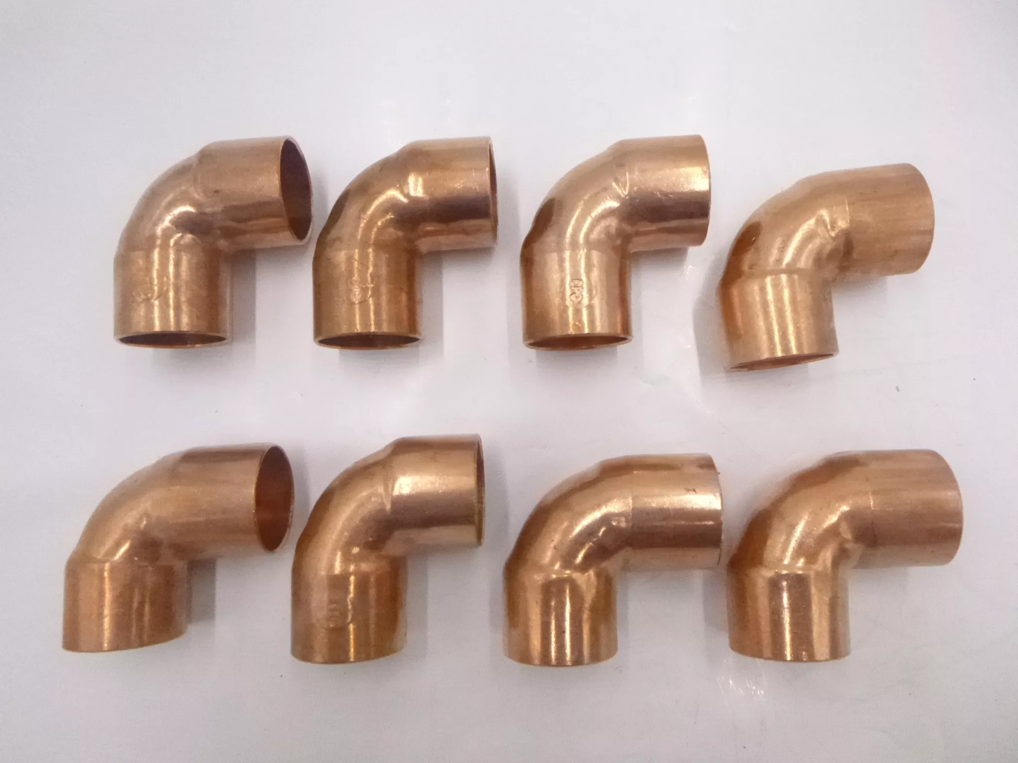 8 Pack EPC 31314 90° Copper Pipe Elbow 1-1/2″ Compression Connection