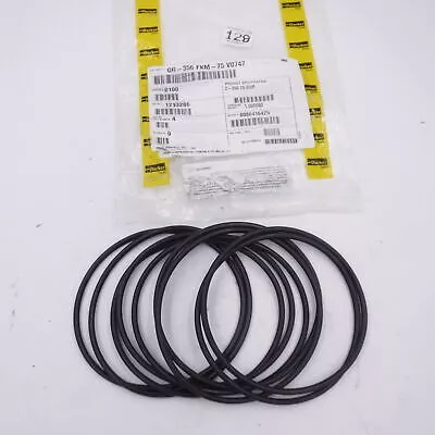 9Pcs Parker 75 Durometer O Ring Seal 2-356, OR-356 FKM-75 V0747, 5.35″ID, .21″W