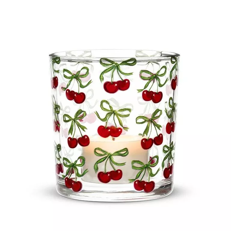 Abbott Collection Cherries Votive Holder