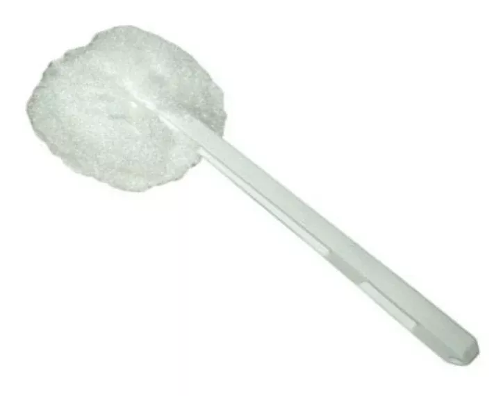 Abco Toilet Bowl Brush Mop, White, 13.5"
