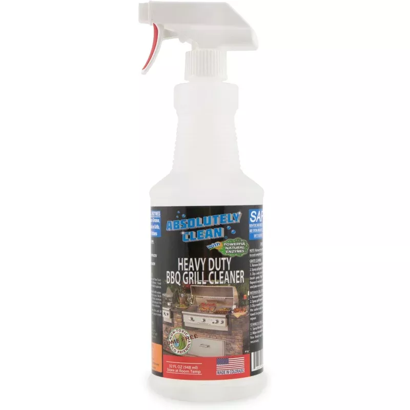 Absolutely Clean IT JUST WORKS GREAT as Grill Cleaner Spray! – Professional Strength, Natural Enzyme Formula – Fast Acting, Fume Free – USA Made (16oz Spray Bottle)