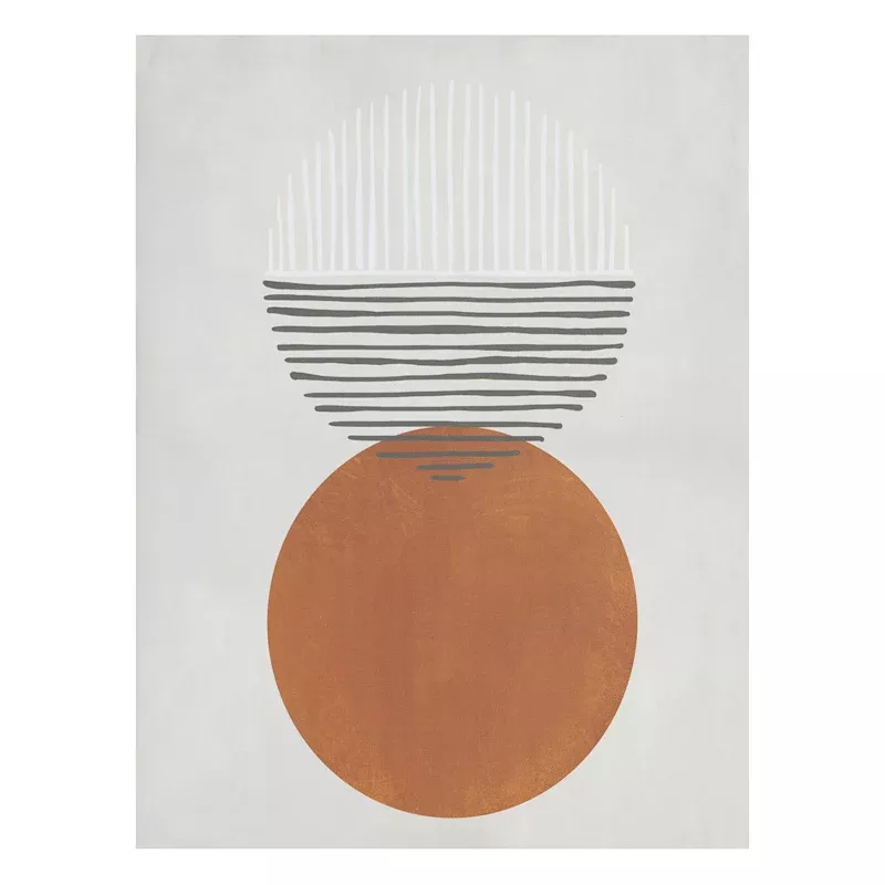 Abstract Circles Canvas Wall Art, 12x16
