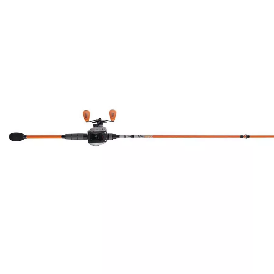 Abu Garcia Max STX Left Hand One Piece Baitcast Combo - 6'6" - Medium