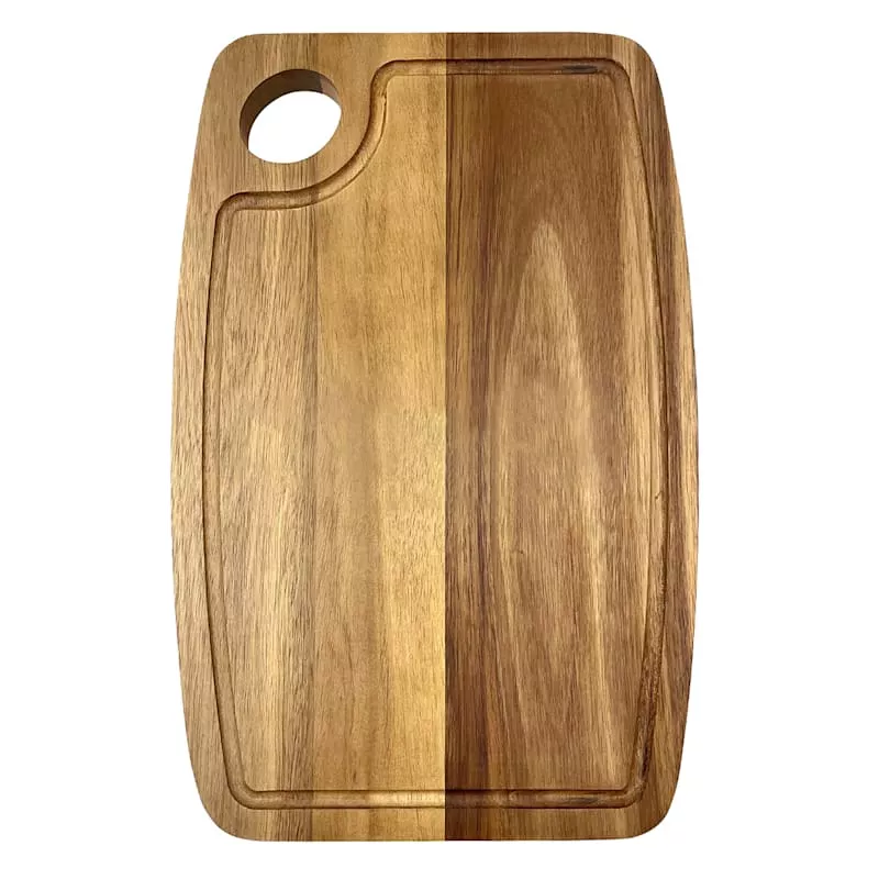 Acacia Wood Serving Board, 15.75"