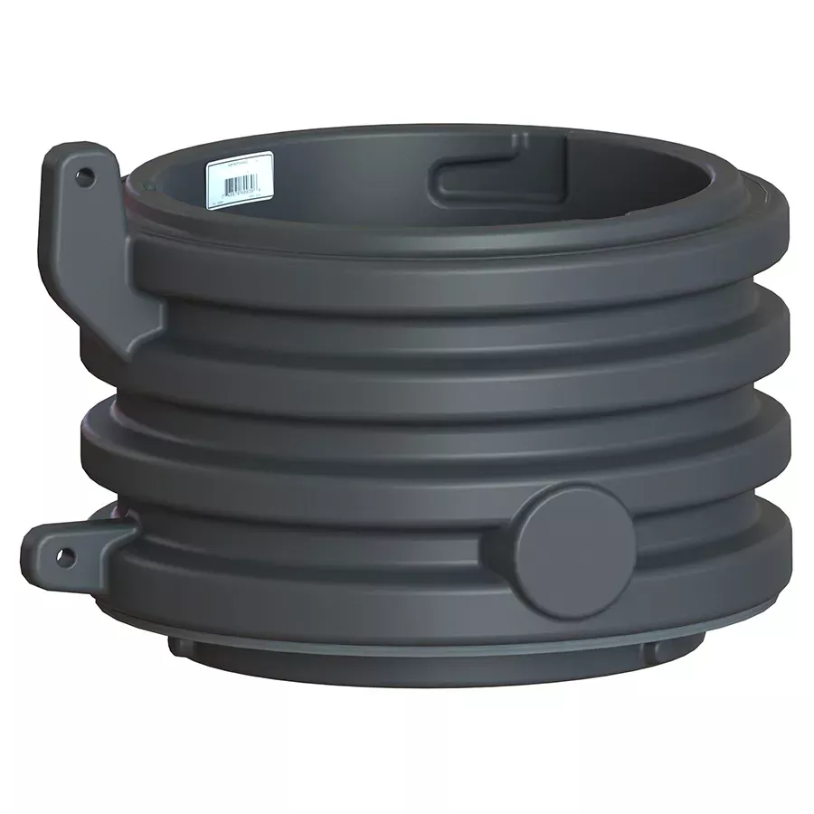 Ace Roto Mold Septic Tank Extension Assembly - Black - 16"