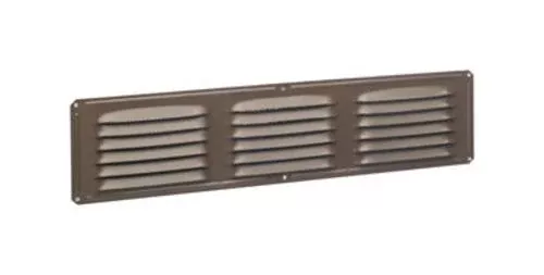 Air Vent 84228 Undereave Aluminum Vent, 16" x 4",Brown