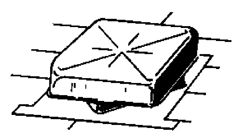 Air Vent 85170 ROOF VENT 50 SQ GALVANIZED