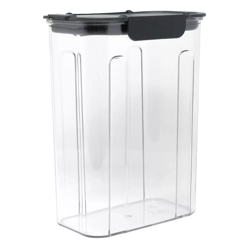 Airtight Food Storage with Charcoal Flip-Top Lid, 90oz