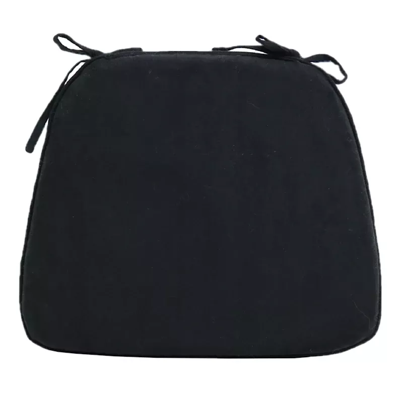 Alexander Black Plush Foam Dining Chair Cushion