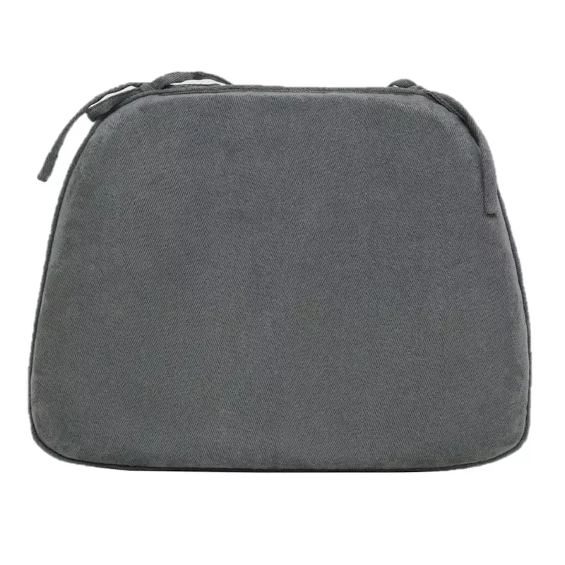 Alexander Grey Plush Foam Dining Chair Cushion