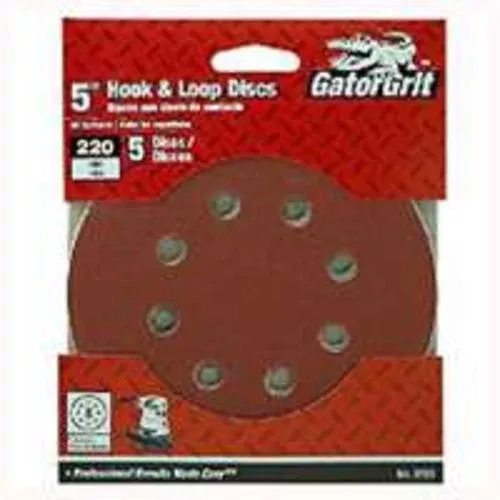 Ali 4140 Hole Hook Loop Disk, 5"