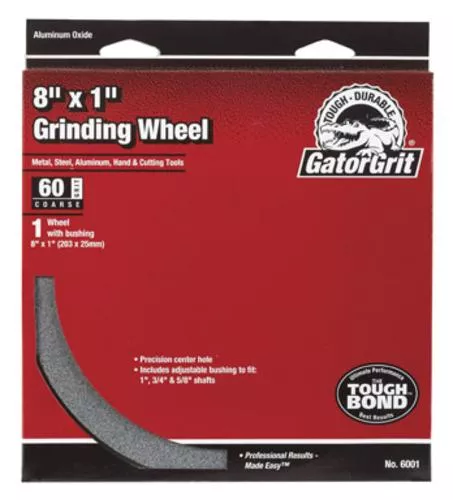 Ali Industries 6001 Medium Grinding Wheel 8"x1"x1"