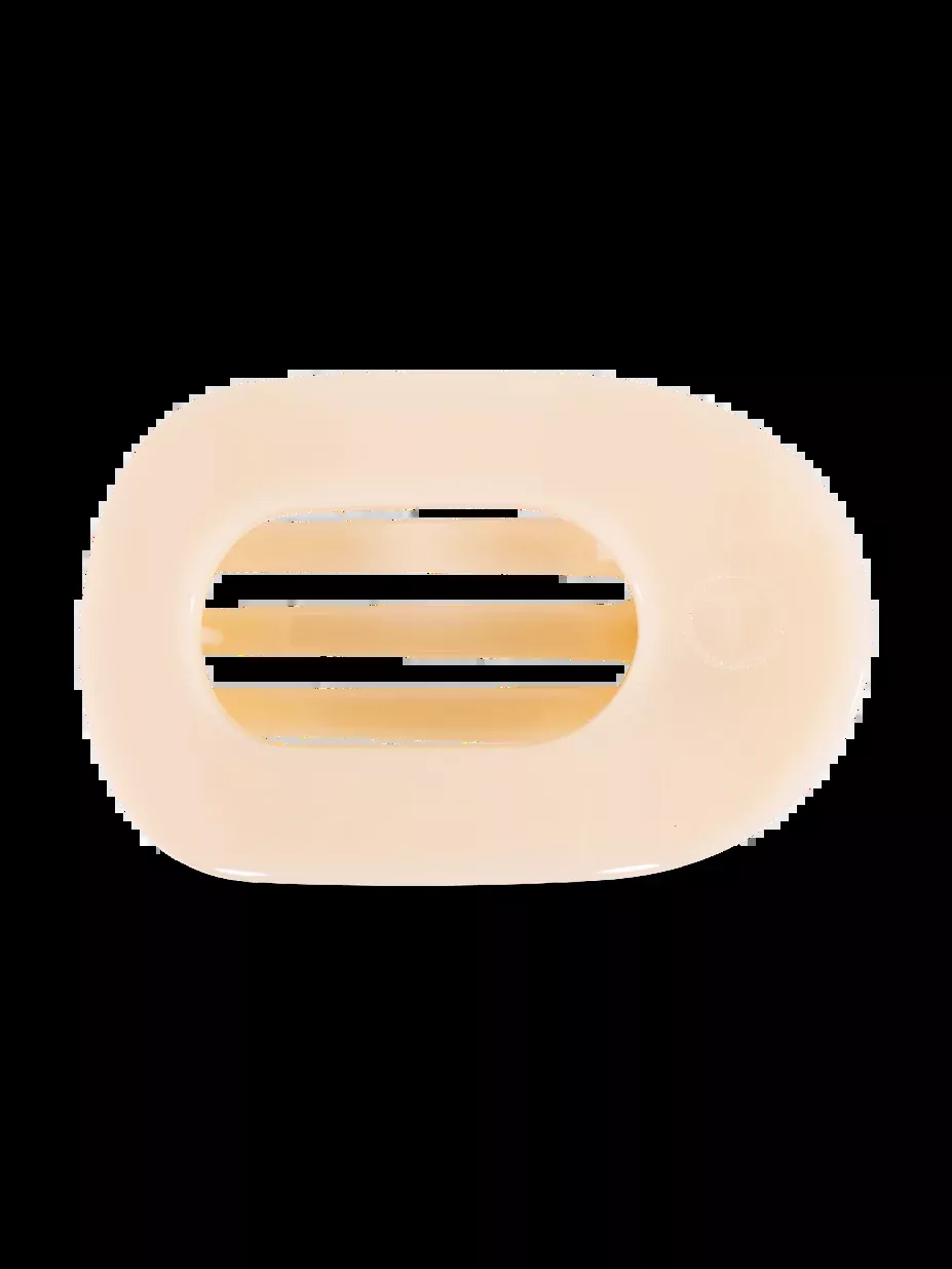 Almond Beige | Tiny | Flat Round Clip