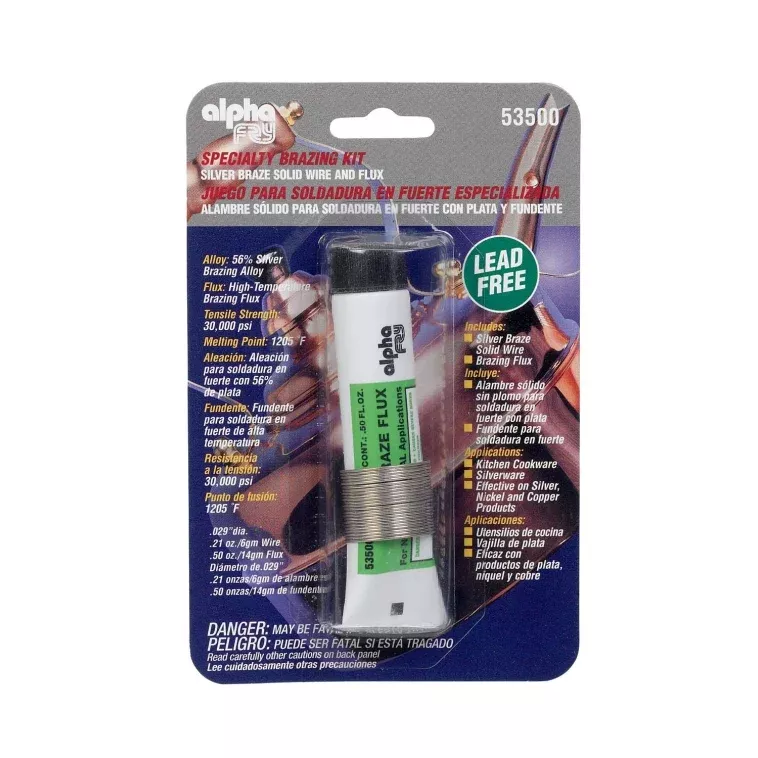 Alpha 53500 Lead Free Specialty Brazing Kit, 0.21 Oz