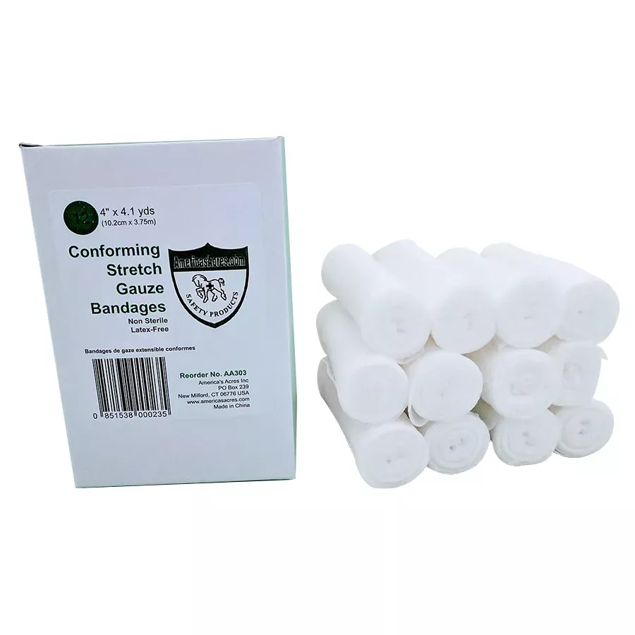 America's Acres Conforming Stretch Gauze Bandage - 12 pk