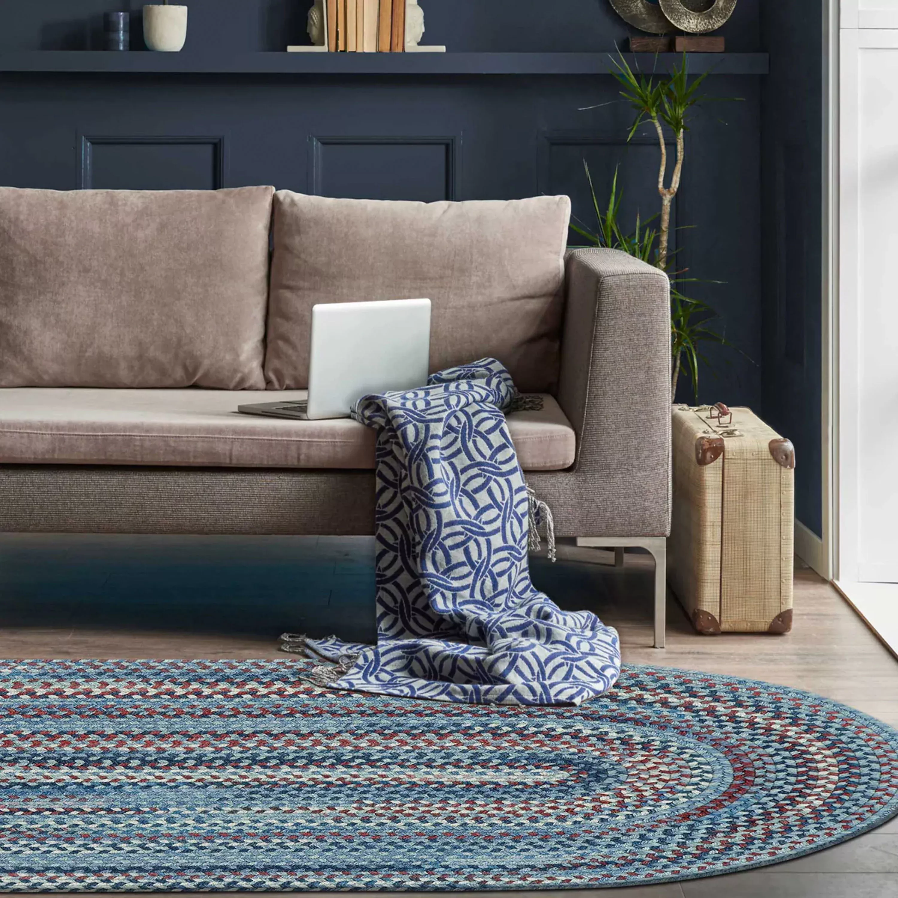 American Legacy Old Glory Oval/Round Area Rug
