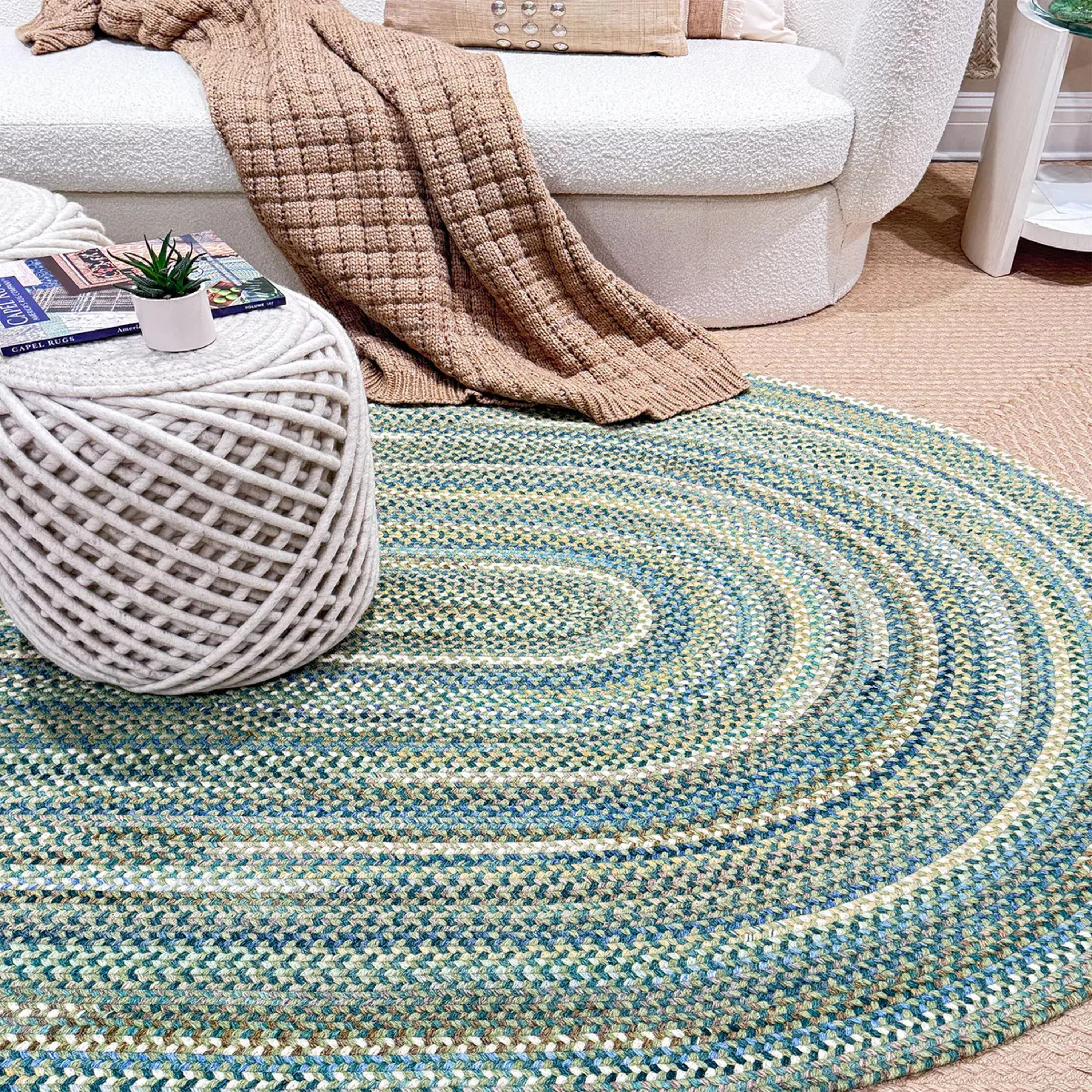American Legacy Pine Forest Oval/Round Area Rug