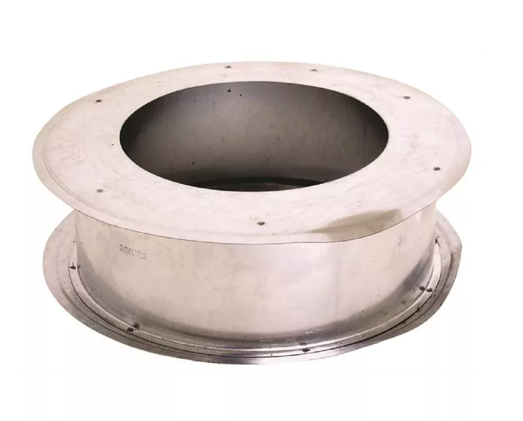 AmeriVent 3EWT Wall Thimble, Galvanized Steel