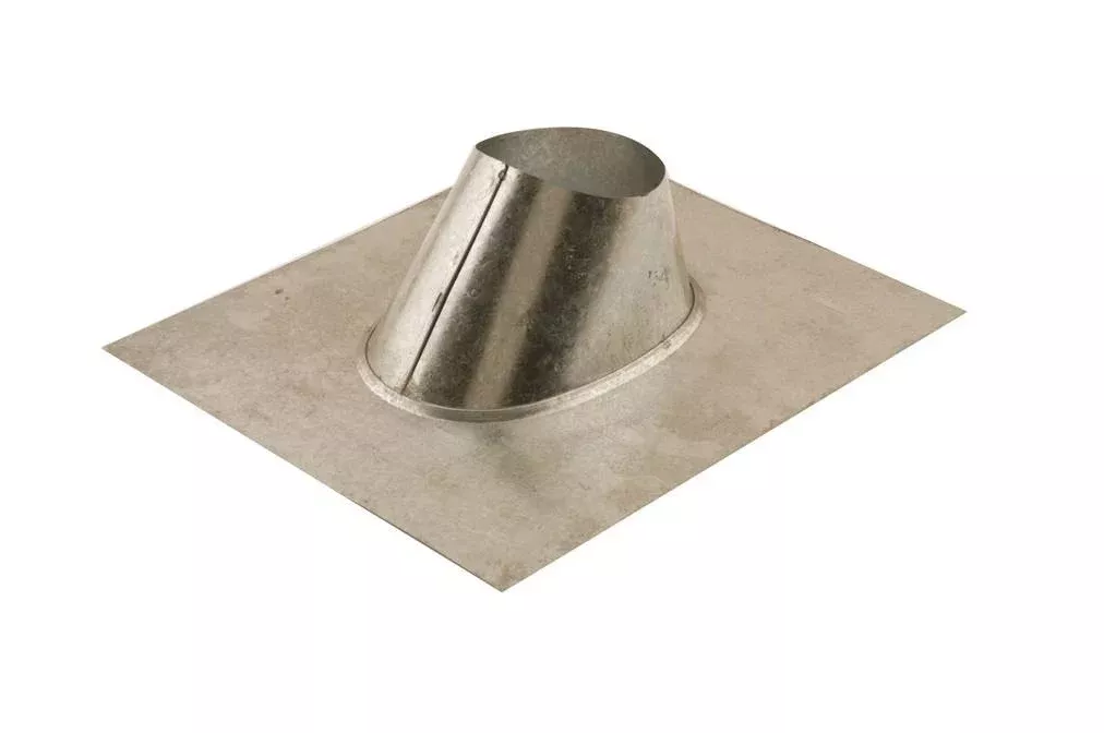 AmeriVent 6EF Roof Vent Flashing, 6" ID x 6-1/2" OS