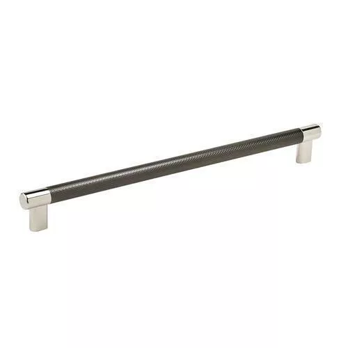 Amerock 12-5/8″(320 mm) CC Cabinet Pull Esquire Collection Nickel/Gunmetal