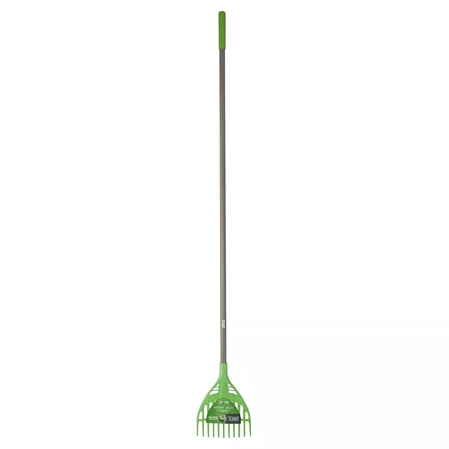 Ames Collector Series Poly Shrub Rake with Steel Handle - 8"