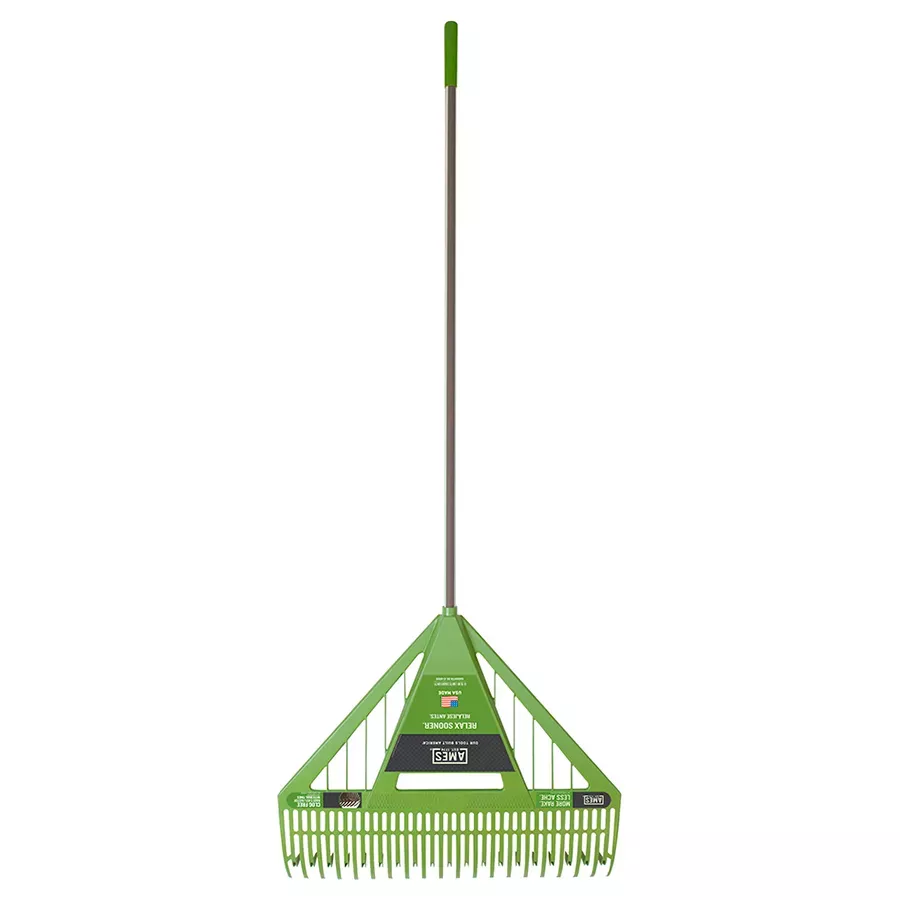 Ames Dual Tine Poly Leaf Rake