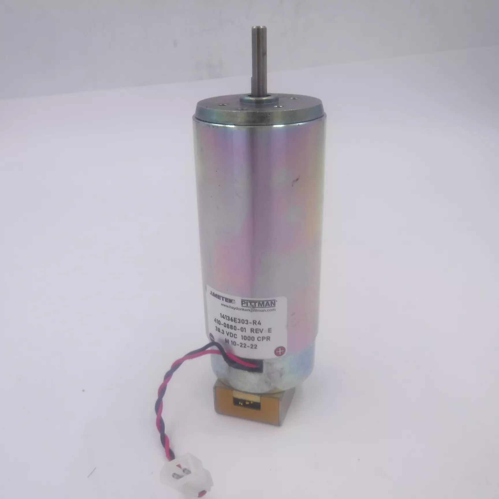 Ametek Pittman 38.3 VDC 1000 CPR Motor 410-0880-01 REV E, 14136E303-R4