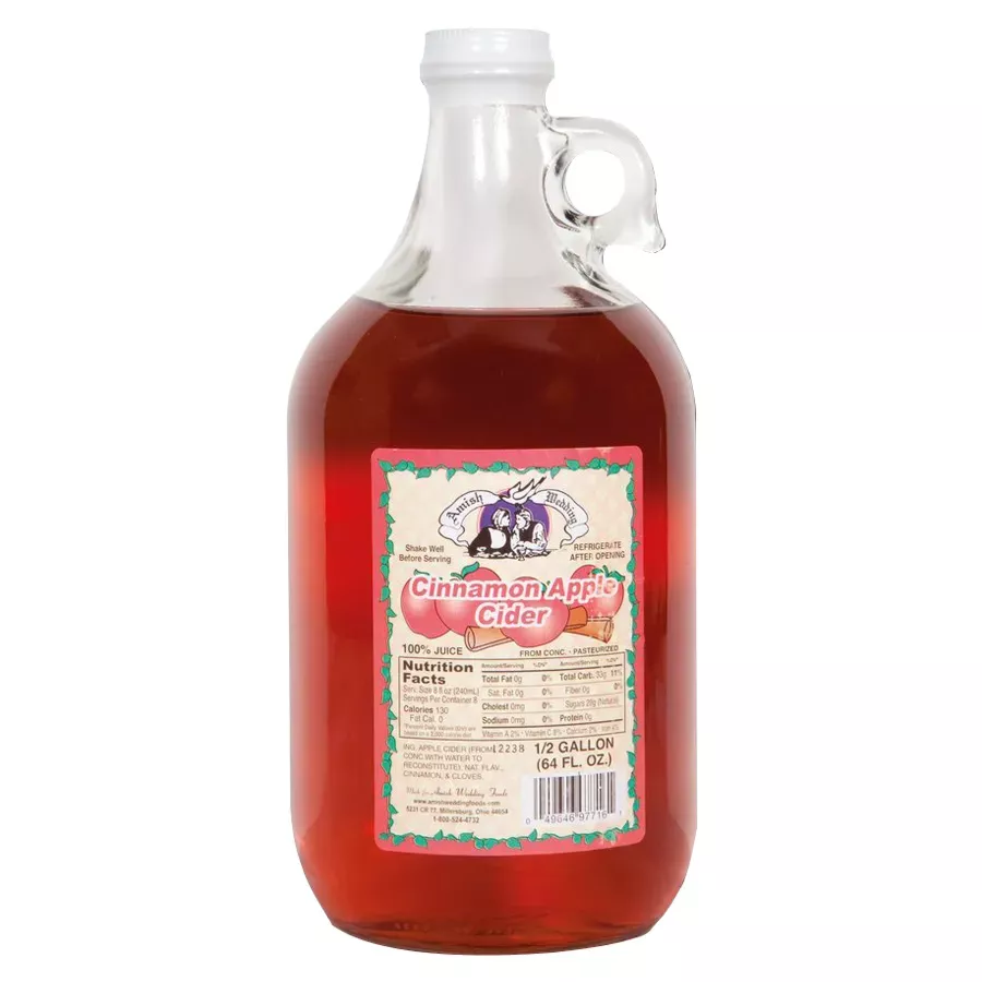 Amish Wedding Apple Cinnamon Cider - 1/2 gal