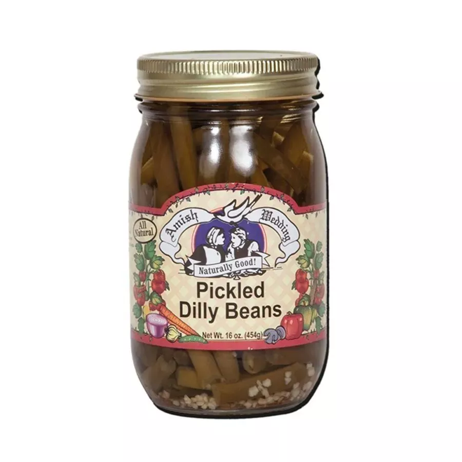 Amish Wedding Pickled Dilly Beans - 15 oz