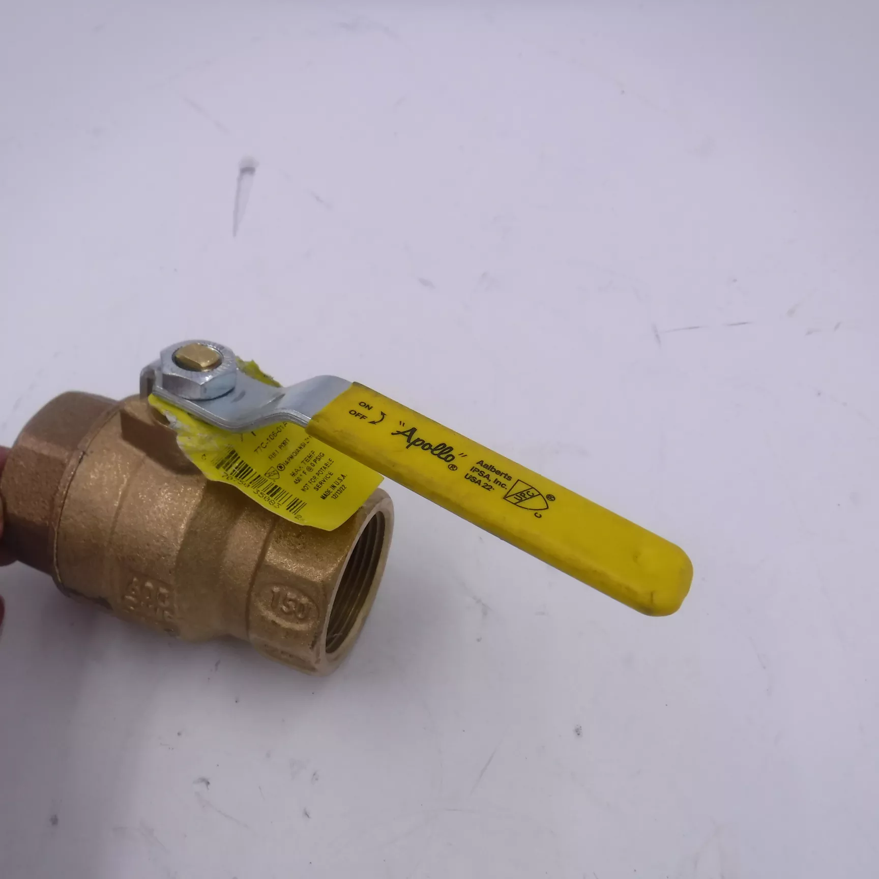 Apollo 1-1/4″ NPT Bronze Full Port RPTFE Ball Valve 77C-106-01A 600 CWP