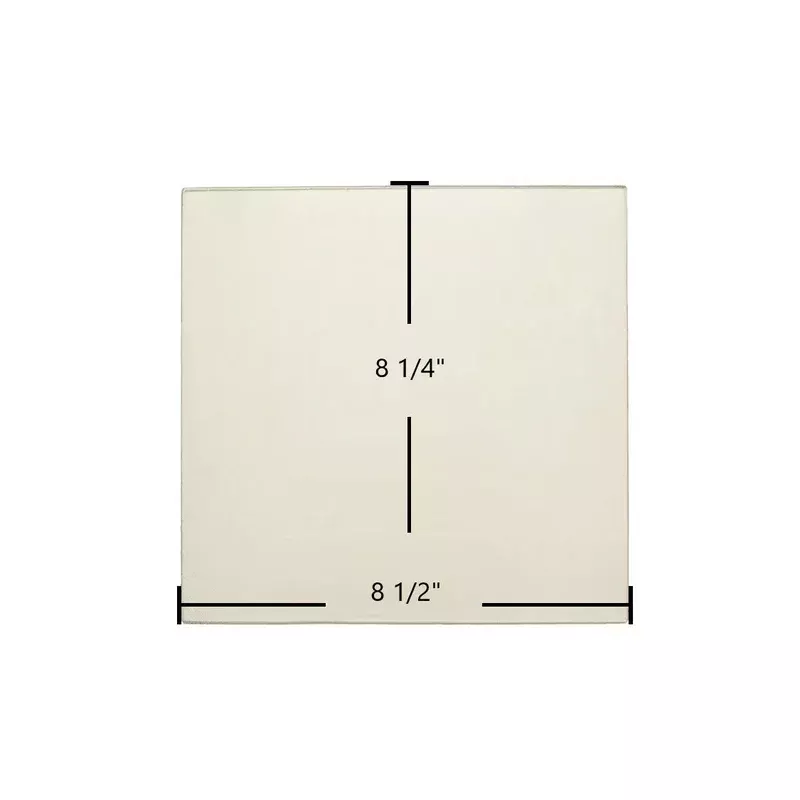 Appalachian Gemini XLB 32 XLB Replacement Ceramic Glass | 8 1/2″ x 8 1/4″ | Part #0610-8012-7GA32C