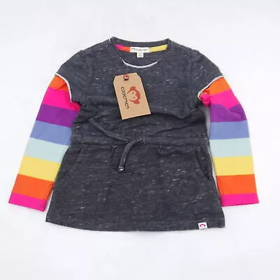 Appaman Jess Dress Rainbow Stripes W4JSD-RWS Size 2T