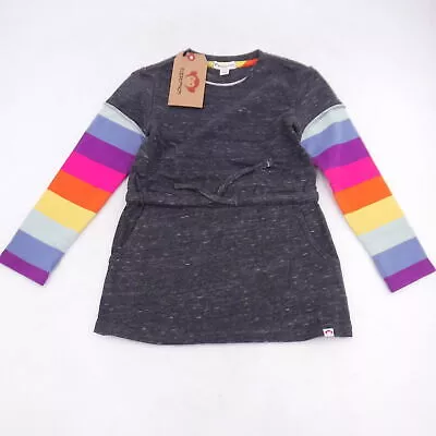Appaman Jess Dress Rainbow Stripes W4JSD-RWS Size 4T
