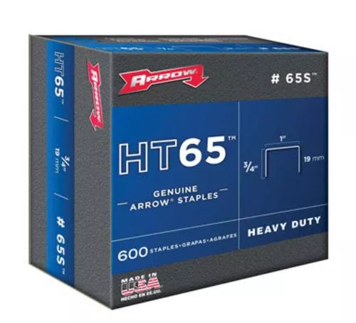 Arrow Fastener 65S Extra Heavy Duty HT65 Staples, 3/4"