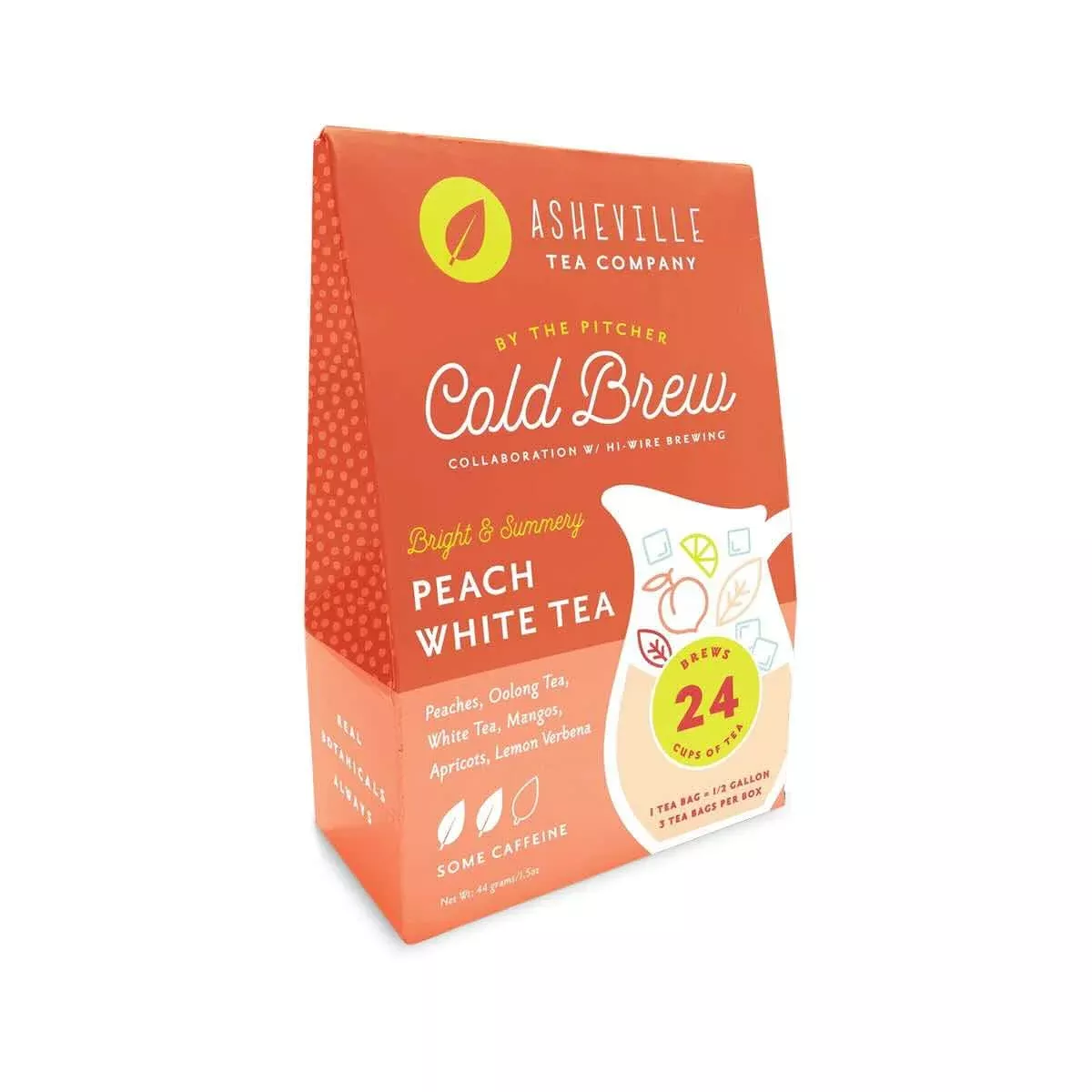 Asheville Tea Company Cold Brew Peach White Tea Box